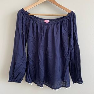 Navy Lilly Pulitzer Blouse